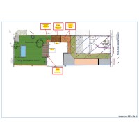 Plan avec terrasses + cheminements