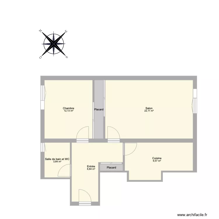 APPARTEMENT CAEN . Plan de 