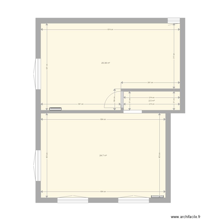 Maison. Plan de 0 pièce et 0 m2