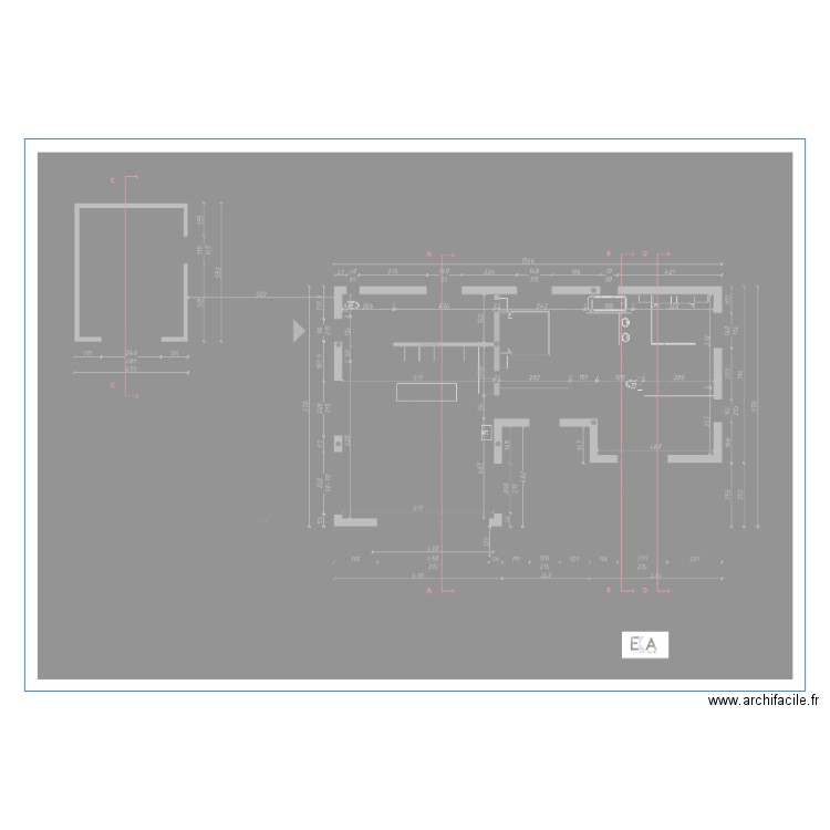 DIOURIS. Plan de 0 pièce et 0 m2