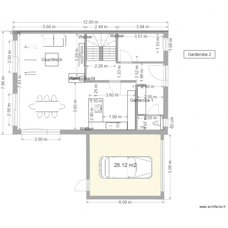 Haus LAIM EG 8x12 var5. Plan de 0 pièce et 0 m2