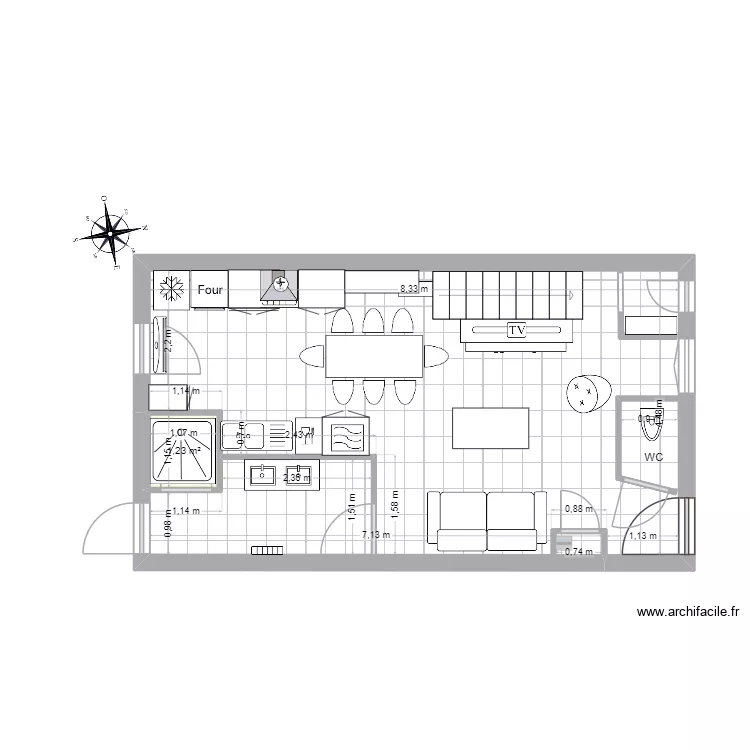 daniel 10. Plan de 2  et 37 m²