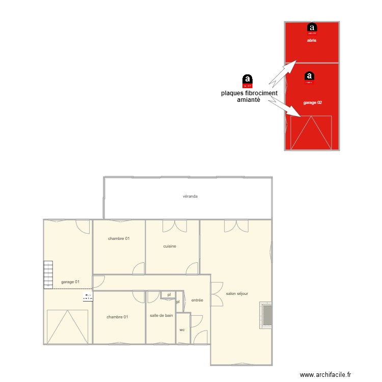 boutrand 1167 am. Plan de 12 pièces et 148 m2