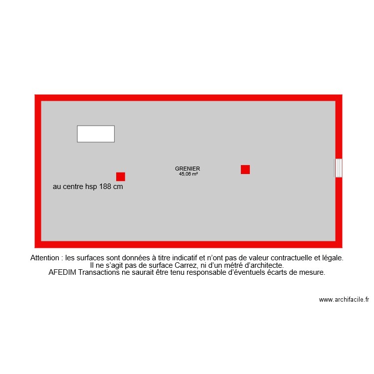 GRENIER 7005. Plan de 0 pièce et 0 m2