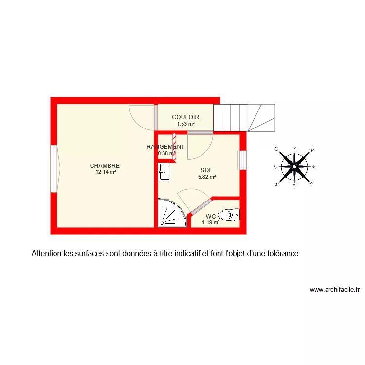 BI 6418 ETAGE 1 MARIAM. Plan de 