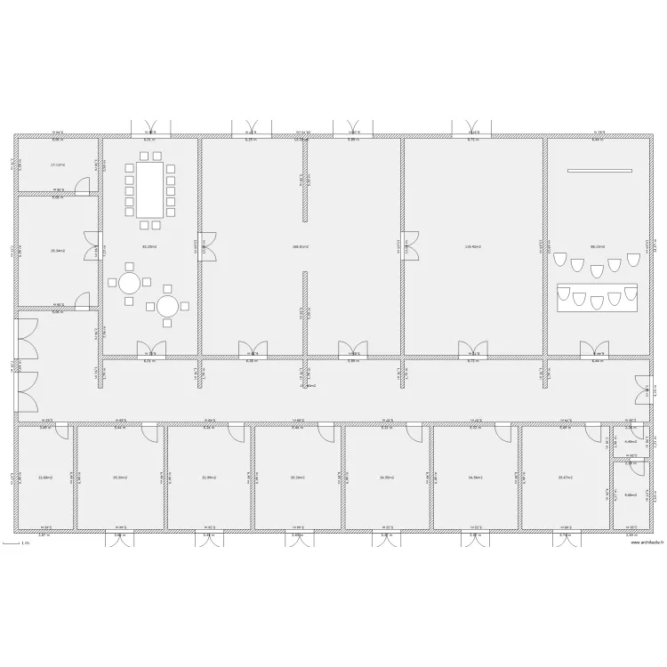 Manoir plain pied. Plan de Manoir plain pied. Plan de