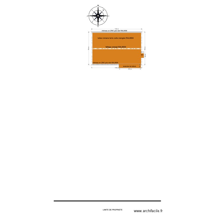 PLAN TOITURE existant. Plan de 0 pièce et 0 m2
