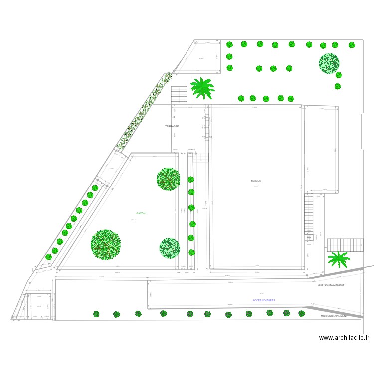 Mon extérieur 2022-2. Plan de 11 pièces et 449 m2