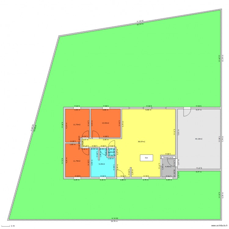 Plan Jégou Augeard. Plan de 0 pièce et 0 m2