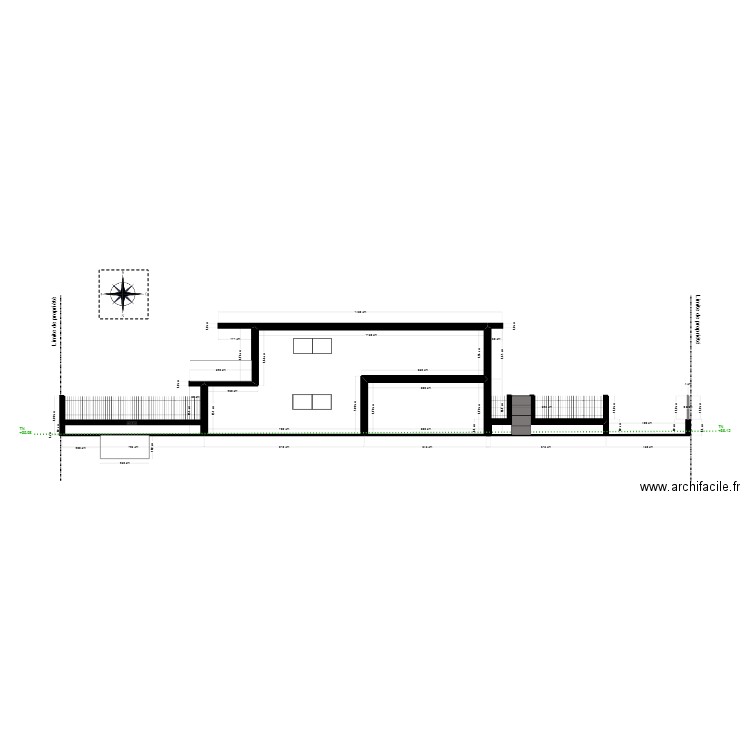 JC Façade NORD new. Plan de 0 pièce et 0 m2