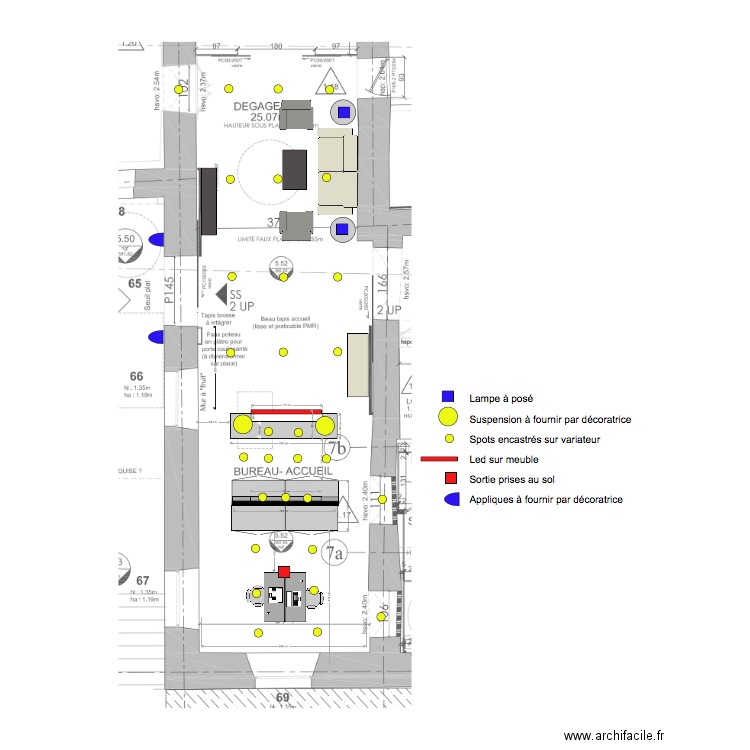 Accueil Plan éclairage. Plan de 0 pièce et 0 m2