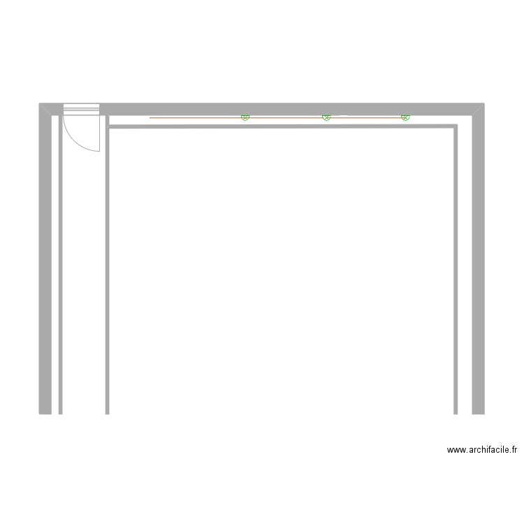 Terrasse couverte. Plan de 0 pièce et 0 m2