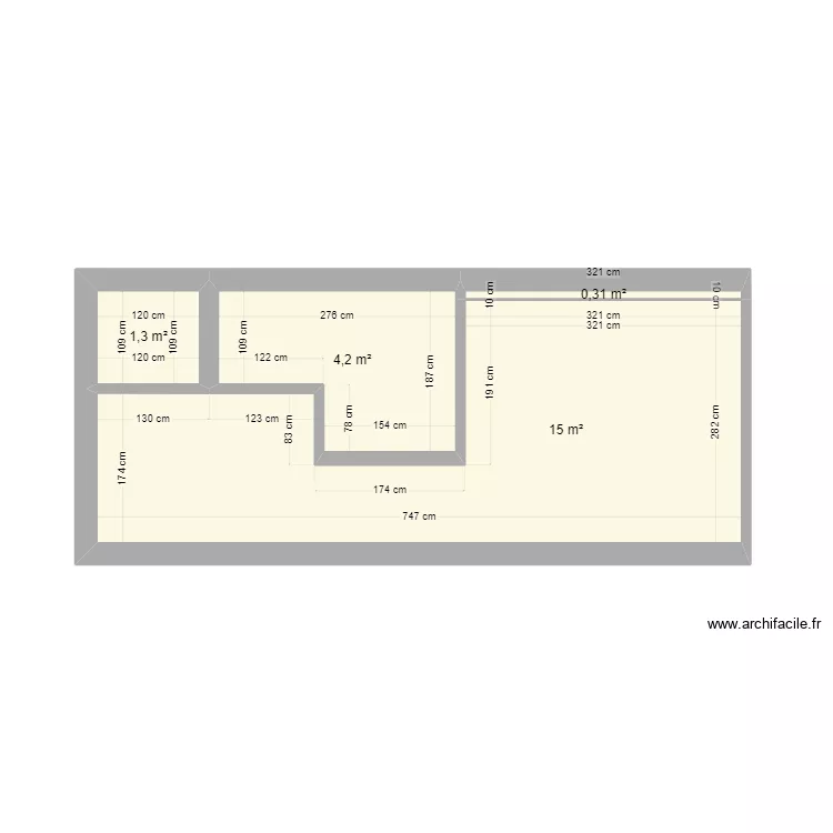 LE GALL (RDC n-1). Plan de 