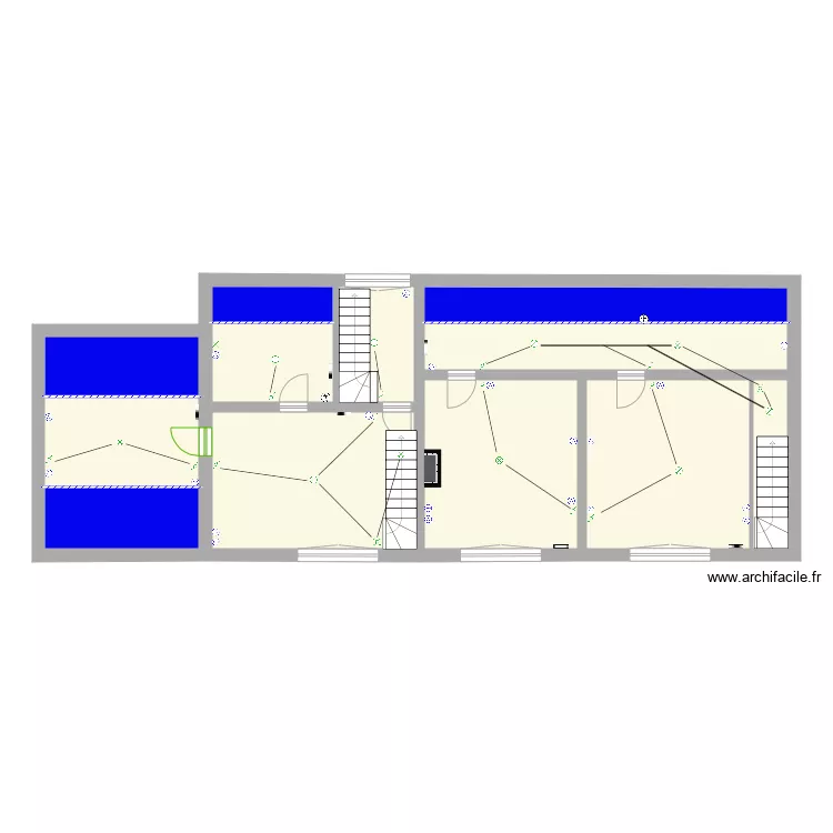 Electricité étage. Plan de Electricité étage. Plan de