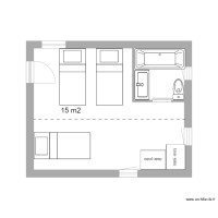 Montoison Plan Extension 1er étage Hyp 5
