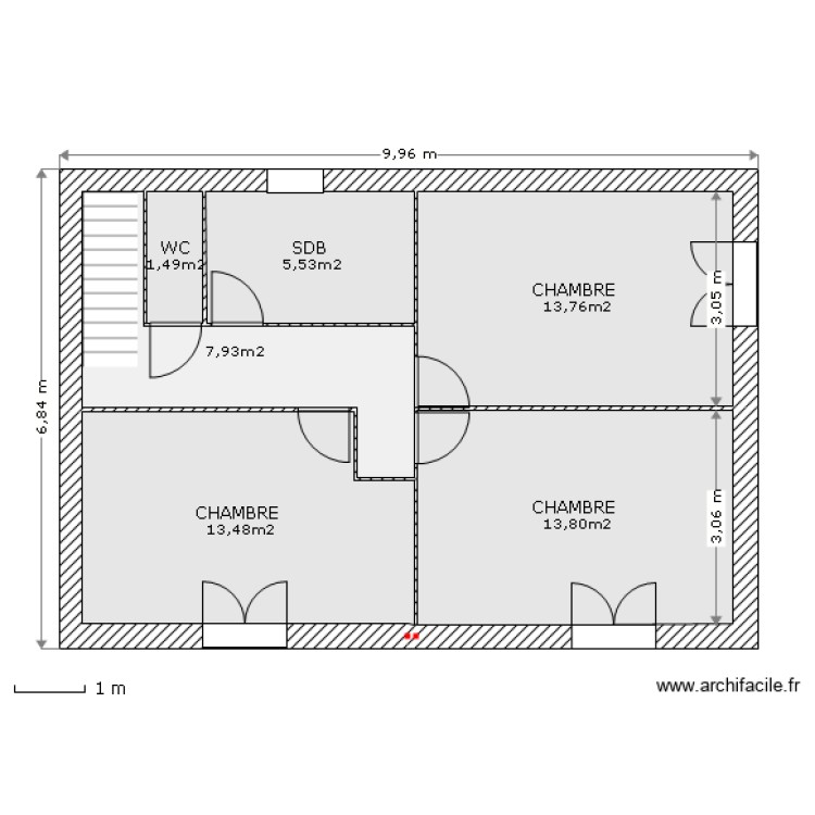 Dynamique Etage. Plan de 0 pièce et 0 m2