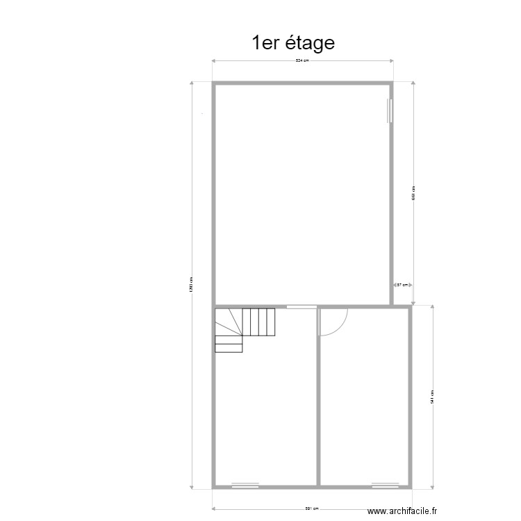 plan pour electricité 1er etage. Plan de 0 pièce et 0 m2