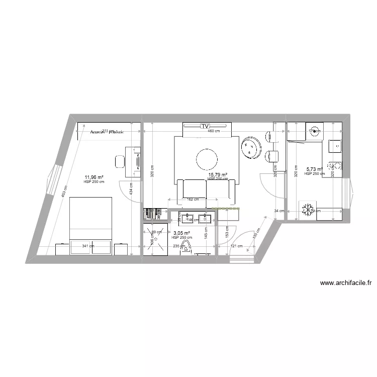 plan architectural neria 3. Plan de 