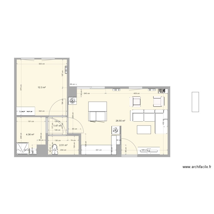Appart horizon. Plan de 0 pièce et 0 m2