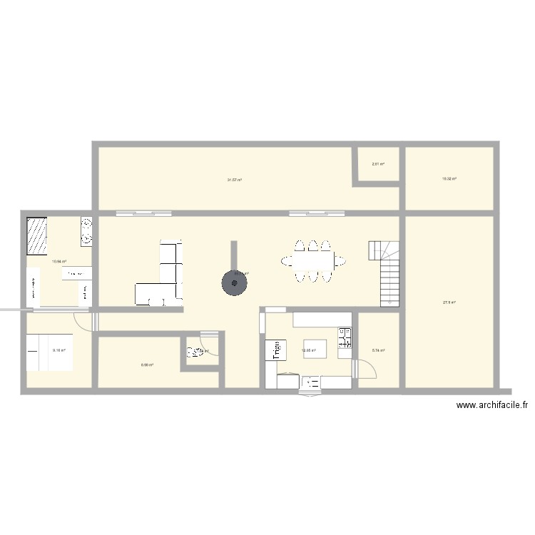 maison2. Plan de 0 pièce et 0 m2
