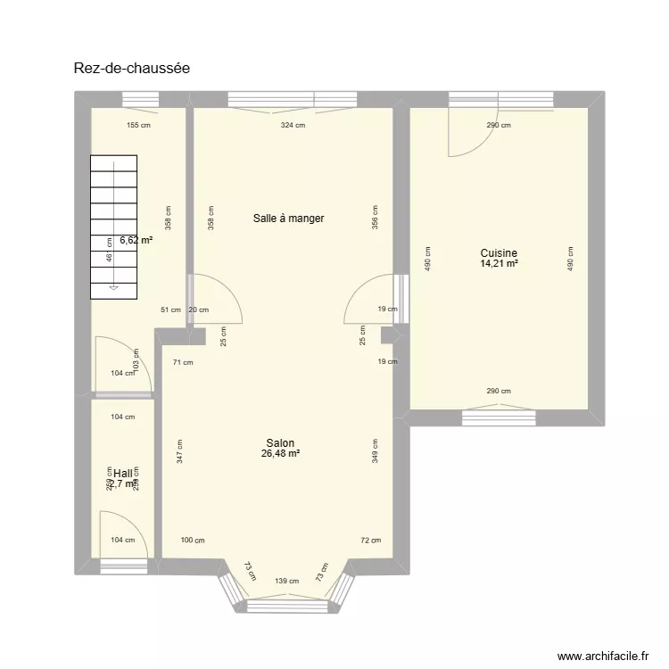 Cailloux rez. Plan de 