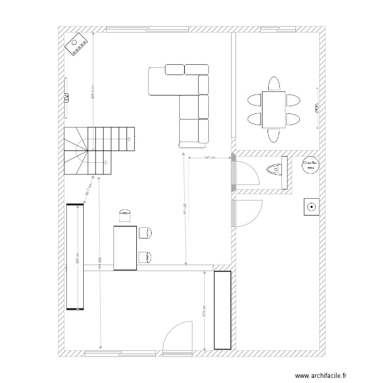 RDC SALESSES RDC2. Plan de 0 pièce et 0 m2