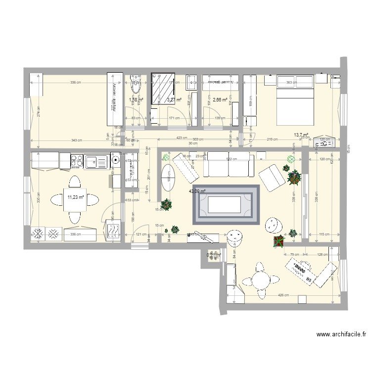 RIVE DE SAÖNE. Plan de 0 pièce et 0 m2