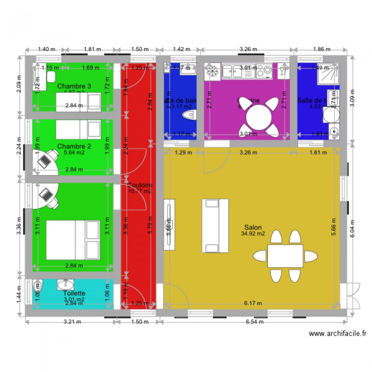 Devoir de Technologie 5eme A. Plan de 0 pièce et 0 m2