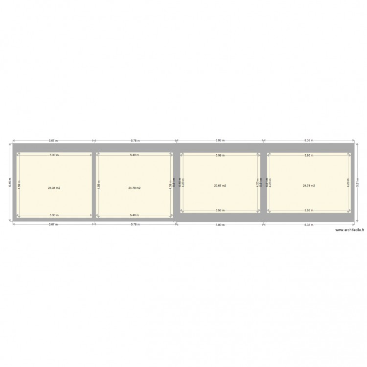 maison1BIS RDC. Plan de 0 pièce et 0 m2