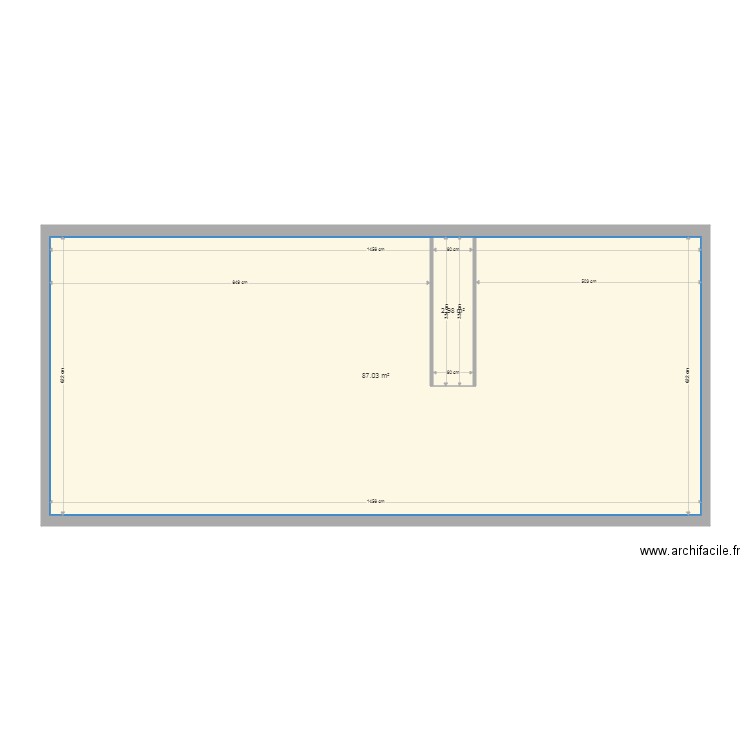 projet initial etage 2. Plan de 0 pièce et 0 m2