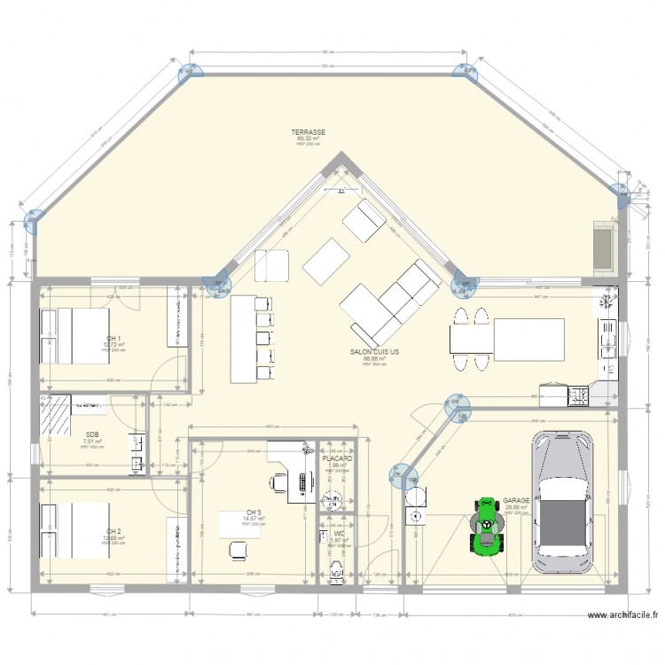 MA MAISON 6. Plan de 0 pièce et 0 m2