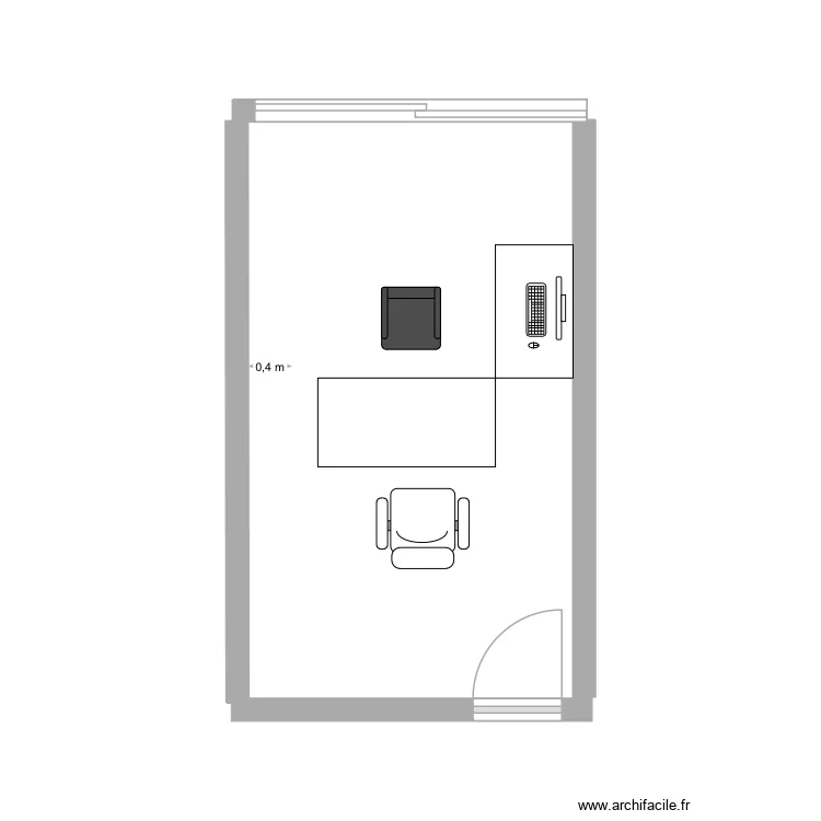 Bureau Jeannou. Plan de Bureau Jeannou. Plan de