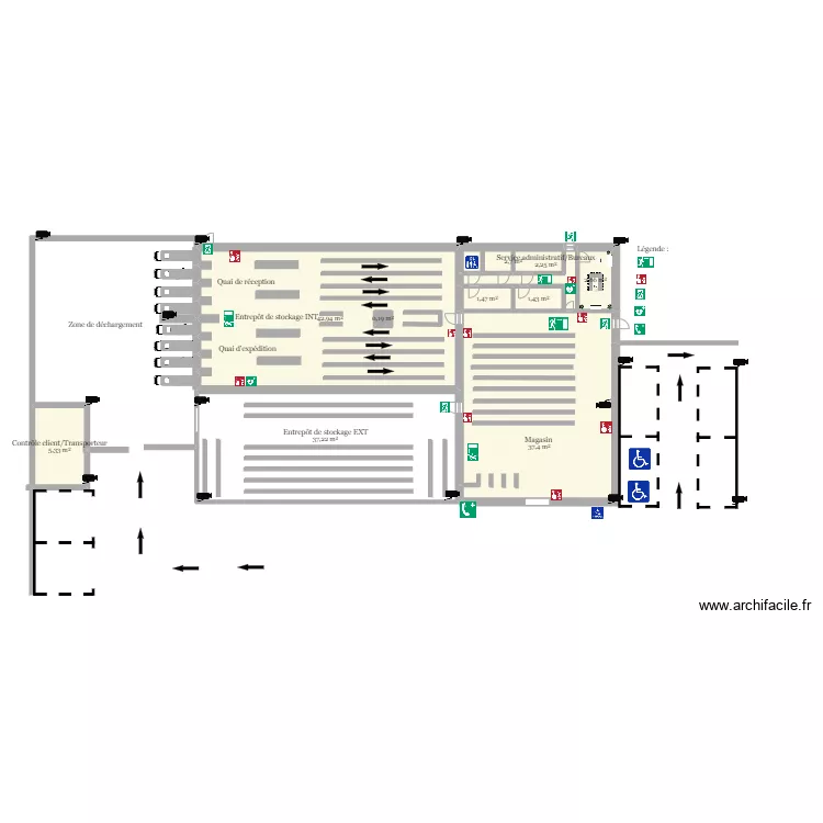 logistique. Plan de 