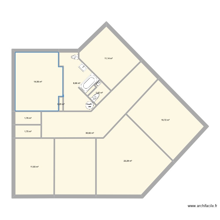 CVP PP av General de Gaulle. Plan de 0 pièce et 0 m2