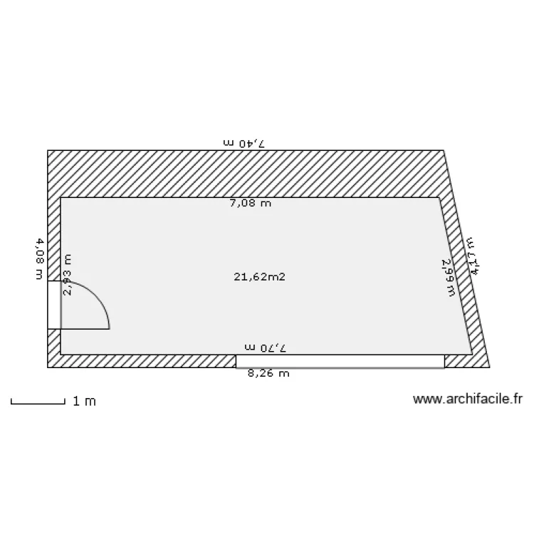 garage. Plan de 