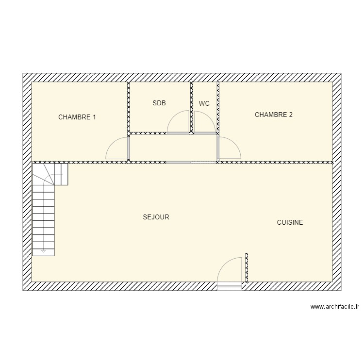 PONCET PROJET. Plan de 0 pièce et 0 m2