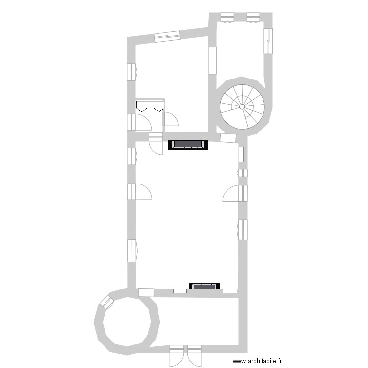 montoise r de ch. Plan de 0 pièce et 0 m2