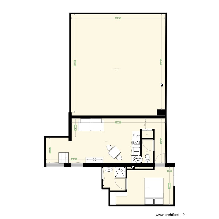 LOCAL Dumont. Plan de 0 pièce et 0 m2