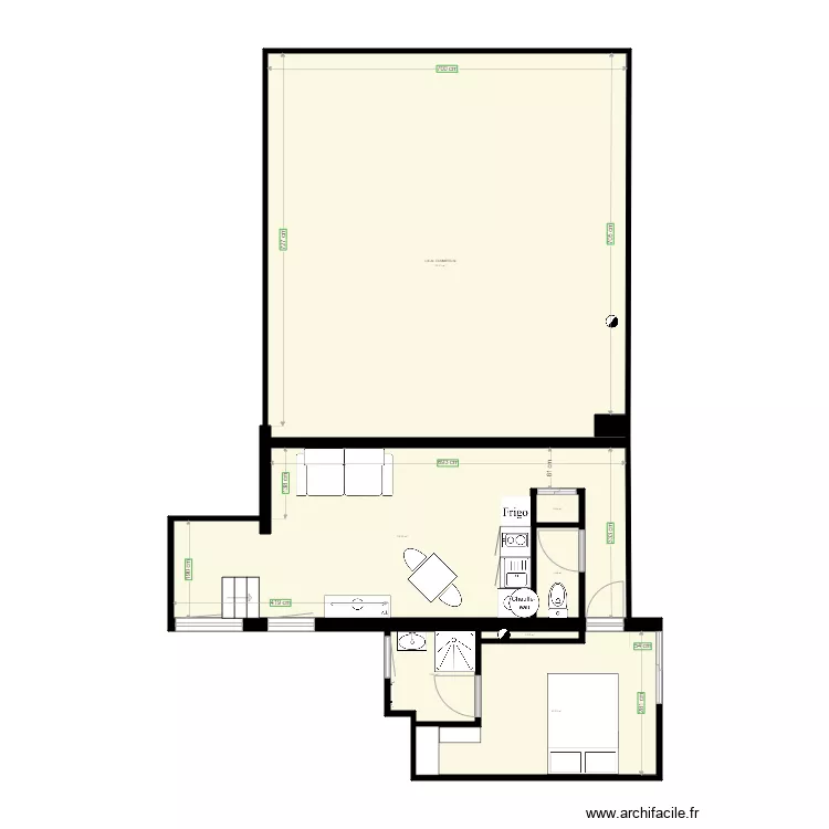 LOCAL Dumont. Plan de 