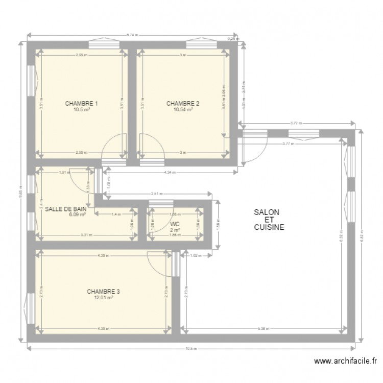 MANU 2. Plan de 0 pièce et 0 m2