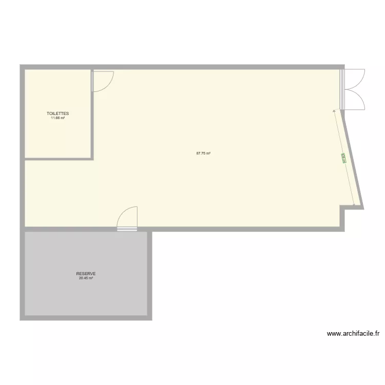 TABAC COLVERT. Plan de 