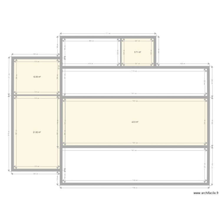 Emprise au sol. Plan de 0 pièce et 0 m2