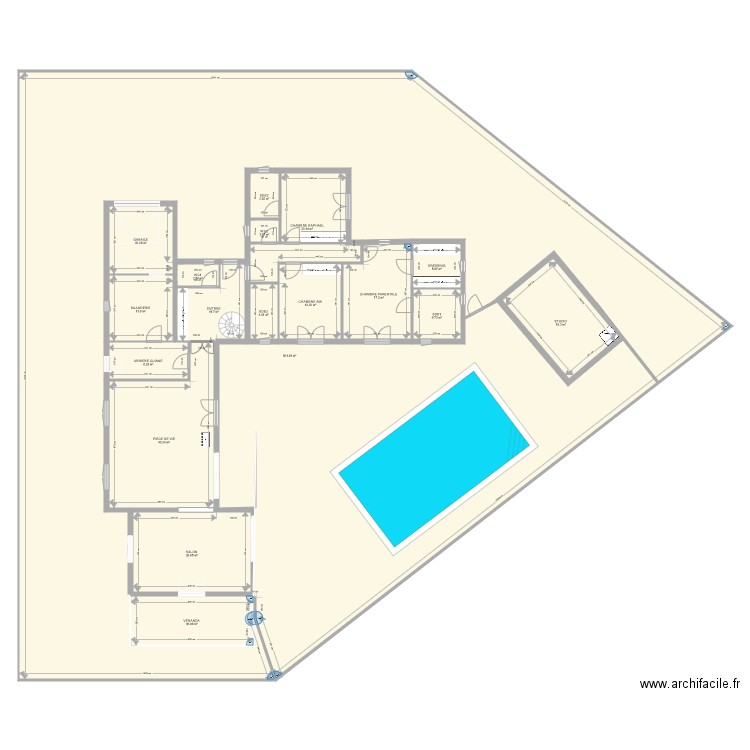 MAISON DE CANET PLAN PRECIS. Plan de 0 pièce et 0 m2