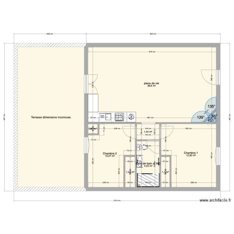 mas Durand RDC. Plan de 0 pièce et 0 m2