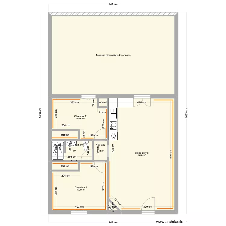 mas Durand RDC. Plan de 