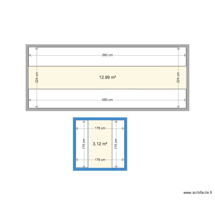 Cuisine container. Plan de 0 pièce et 0 m2