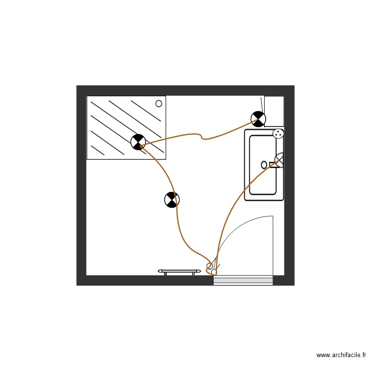 guerrier. Plan de 0 pièce et 0 m2