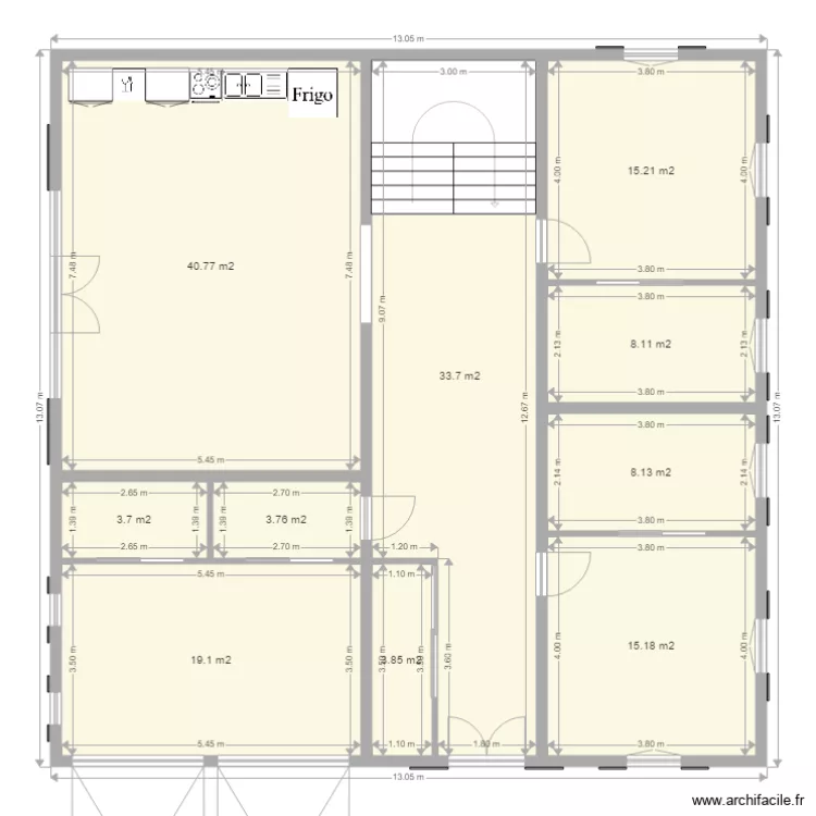 maison. Plan de maison. Plan de