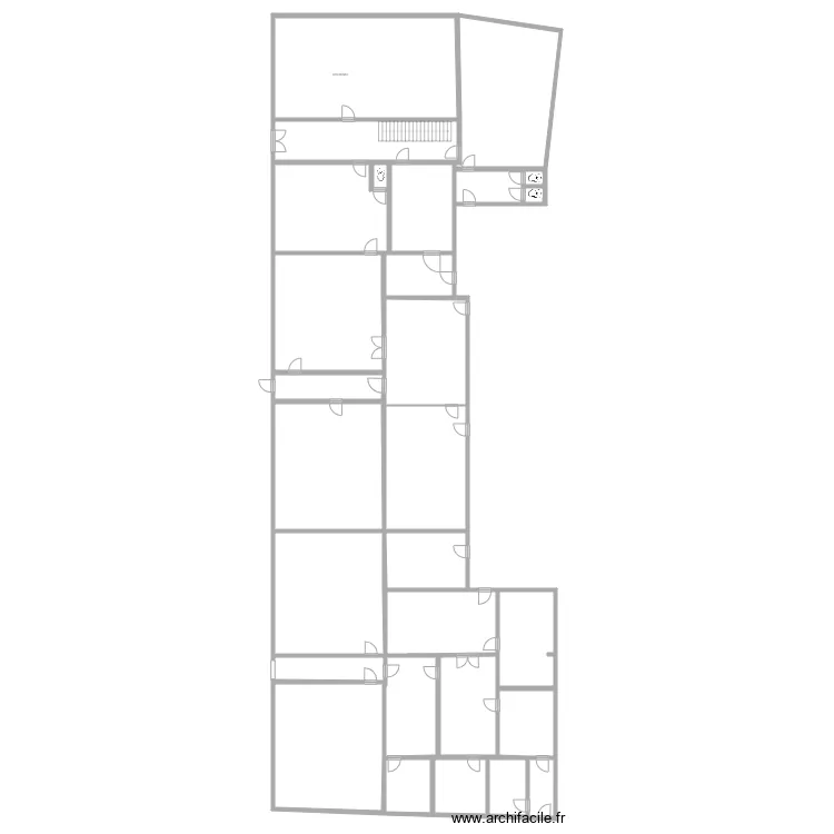 NDAT bat D et E niveau 0 . Plan de 0 pièce et 0 m2