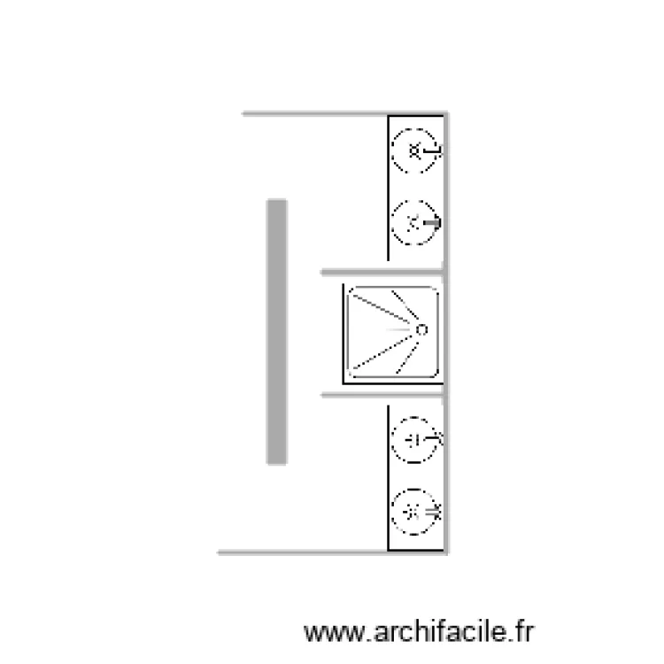 SALLE DE DOUCHE CHAMBRE. Plan de SALLE DE DOUCHE CHAMBRE. Plan de